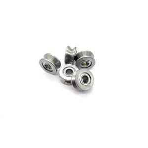 Cuscinetto a Sfera Miniaturizzato con Scanalatura a U e a <span class=keywords><strong>V</strong></span> U624ZZ 624V 624U 623VU 604UZZ in Acciaio al Carbonio Durevole OEM 4x13mm per Puleggia - Product Image 6