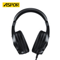 Casque de jeu ASPOR A257 RGB avec haut-parleurs en titane de 50 mm, son surround