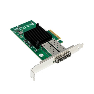 Adaptador de red Speed ​​Bridge X520 Da2 Pcie X4 de doble puerto 10g Sfp Plus para servidor de fibra óptica - Product Image 4