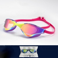 Meilleures ventes : Lunettes de natation de compétition HD anti-buée unisexe, équipement sportif professionnel
