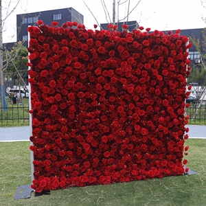 Bên Cho Thuê Ảnh Gian Hàng Photobooth Hạnh Phúc Sinh Nhật Đề Nghị Đám Cưới Trang Trí Nội Thất Hoa Hồng Đỏ 8x8 Hoa Tường Vải Trở Lại Bảng Điều Khiển Backdrop - Product Image 4
