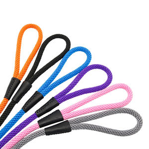 Multiwarna kuat dan nyaman pelatihan anjing Lead Rolled tali nilon kerah kepala dengan hewan awet disesuaikan berkelanjutan - Product Image 3