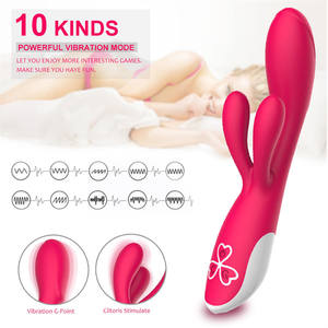 Hochwertiges Plastik-Sexspielzeug für Frauen mit 3 Motoren Vibrator Künstlicher Gummi-Penis Erotikspielzeug für Damen - Product Image 2
