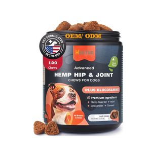 120 Soft Chews Supplément pour les hanches et les articulations pour chien Glucosamine Soulagement de la douleur Traite la chondroïtine Suppléments avancés pour les articulations de la hanche - Product Image 1