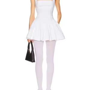 Vestido Casual Mini sin Espalda 2025, Vestidos Elegantes Plisados de Alta Calidad para Mujer - Product Image 5