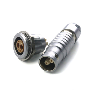 Connecteur circulaire push-pull pour instruments médicaux et esthétiques, adaptateur métallique pour sonde ultrasonique et appareil de thérapie par ondes de choc - Product Image 4