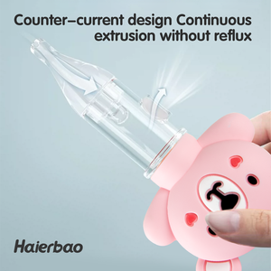 ร้อนขายส่งใหม่น่ารักซิลิโคนนุ่มเครื่องช่วยหายใจจมูกสําหรับเด็กด้วยตนเองล้างจมูกสําหรับ<span class=keywords><strong>ทารก</strong></span> - Product Image 3