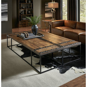 Sofá de cuero pu Vintage de estilo industrial para sala de estar con ruedas de hierro fundido, sofá funcional envejecido de hierro, muebles de sala de estar - Product Image 4