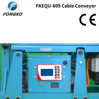 Tire-câbles FONGKO FKEQU-809 à vitesse variable, machine de tirage de câbles multi-unités liées