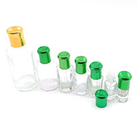 2ml 3ml 6ml 10ml 12ml 20ml 60ml l'eau bénite bouteille en verre avec champignon casquette