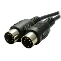 Câble MIDI DIN 5 broches mâle-mâle, adaptateur d'extension audio DIN 5 broches mâle-mâle