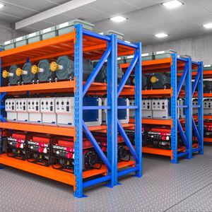 מדפי אחסון פלדה איכותיים 1000 ק\\\"ג, 5 שכבות, מתכווננים, מערכת מדפים למחסן, עמידים במיוחד, מבצע חם מהמפעל - Product Image 3