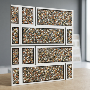 12x24 30x60cm 300x600mm Carreaux muraux en céramique pour l'extérieur Finition brillante en pierre véritable pour les carreaux de mur en porcelaine d'élévation - Product Image 5