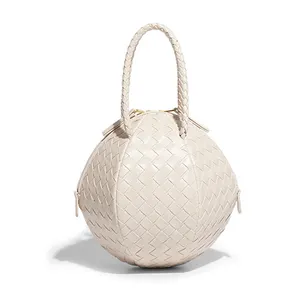 Handmade Woven Shoulder Bags Cute Hobo Purse Tote Handbag Mini Clutch Fashion Crossbody Bag