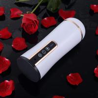 Stimme Vibrations-Elektrischer Männlicher Masturbator Cup Tiefen Rachen Silikon 3D Realistische Tasche Pussy Oralsex-Spielzeug für Männer Masturbation