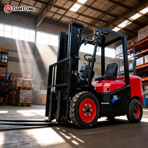 מלגזה דיזל 3 טון עם תאורת לד ואזעקת רוורס, מלגזה בטוחה לעבודה בלילה למכירה - Product Image 1