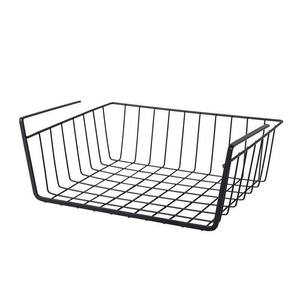 Hangge – panier de rangement sous le bureau, en fer, monocouche, sans installation requise, pour l'organisation du bureau et du dortoir - Product Image 5