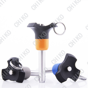 Fábrica de sujetadores de China PA6 Mango de plástico Pin de liberación rápida de precisión Pin de posicionamiento <span class=keywords><strong>BLP</strong></span> Pasador de bloqueo de cabeza esférica - Product Image 4