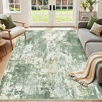 Tapis décoratifs personnalisés pour salon, tapis de sol doux en polyester pour la maison