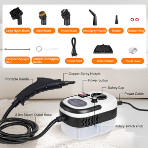 Podofo 2500W Handheld Steam Cleaner Clean 1.2L large water tank 6 Adjustable <b>Gears</b> For Kitchen Home Tools - Product Image 5