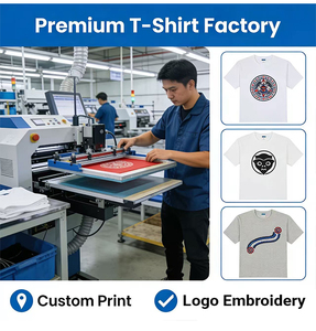 เสื้อยืดผ้าฝ้ายสำหรับผู้ชายเสื้อยืดตามสั่ง100% สไตล์สตรีทแวร์ผลิตได้เยอะ - Product Image 3