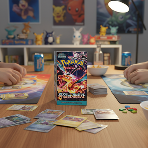 Poke Mon SV3 Ruler <b>Black</b> Flame Pack Box 30 Packs 150 <b>Sheets</b> Paper TCG Collectible Cards Made in Korea Party Use - Product Image 3