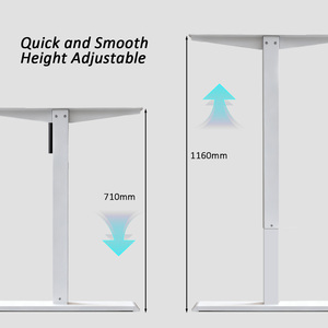 Hiện Đại Tự Động Thép Bền Động Cơ Duy Nhất Có Thể Điều Chỉnh Đứng Bàn 80 Kg Công Suất Không Thấm Nước Hàng Đầu Chống Va Chạm Cho Văn Phòng - Product Image 3