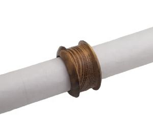 Nouveau modèle de ronds de serviette en bois véritable faits à la main anneau de serviette en bois naturel décoration en fil de fer fêtes de mariages vente chaude vente en gros - Product Image 5