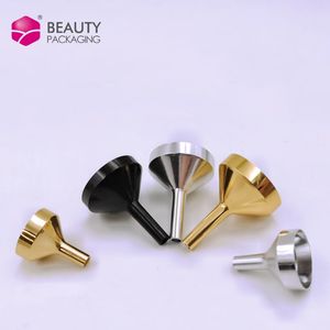 Funil de metal de alumínio preto para recarga de perfume em estoque por atacado ouro prata - Product Image 1
