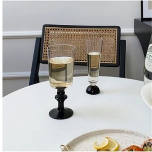 Verres à pied hauts en verre borosilicate de style français, verres à <span class=keywords><strong>champagne</strong></span> et à vin vintage - Product Image 5