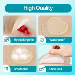 YOJO OEM Apósito de espuma de silicona adhesivo impermeable y transpirable para sacro de 18x18cm con borde, Clase I, 3 años de vida útil - Product Image 6