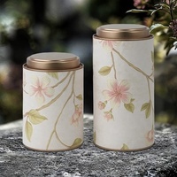Boîte de rangement hermétique en métal de 100 mm de diamètre pour snacks et thé, en vrac