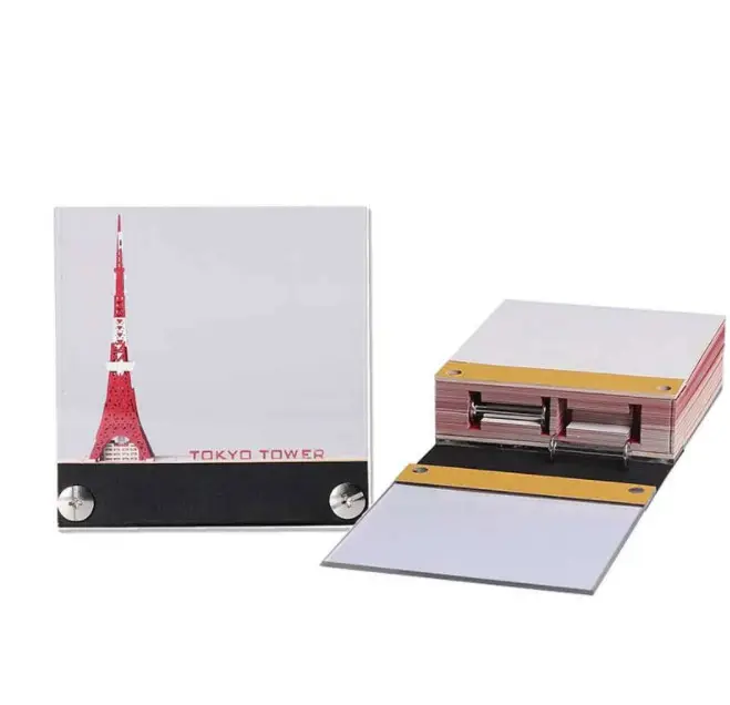 Tùy Chỉnh LOGO Tokyo Tower Giấy Thủ Công Mỹ Nghệ Văn Phòng Phẩm Countertop Nhỏ Trang Trí Thủ Công Giấy