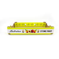 Boîte en carton ondulé de haute qualité avec Logo imprimé, emballage d'affichage de conception recyclable, fruits cerise ananas D