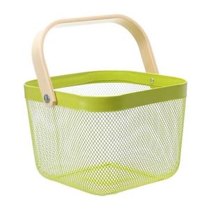 Fancy Design Hot Sale Portable Multi-Color Metal <b>Kitchen</b> Storage <b>Basket</b> for Home - Product Image 5