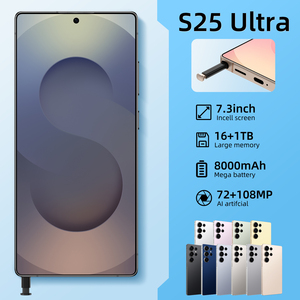 New S25 siêu 5g điện thoại thông minh 7 inch toàn màn hình 120Hz Tốc độ làm mới <span class=keywords><strong>16GB</strong></span> <span class=keywords><strong>Ram</strong></span> mặt ID toàn cầu phiên bản mở khóa Android điện thoại di động - Product Image 3