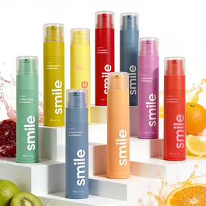 Vente en gros 60g de dentifrice au fluorure sans sensibilité Dentifrice aromatisé aux fruits - Product Image 2