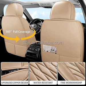 Housses <span class=keywords><strong>de</strong></span> siège <span class=keywords><strong>de</strong></span> <span class=keywords><strong>voiture</strong></span> en cuir antidérapantes pratiques, adaptées à Hyundai Tucson, Mazda CX5, VW <span class=keywords><strong>Tiguan</strong></span>, couverture complète à 360 degrés, look classique, ensemble complet - Product Image 3
