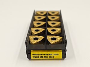 Plaquette de tournage en carbure PVD WNMG080408-MM 2025 80 °   Trigon R0.8 pour l'acier inoxydable, finition moyenne - Product Image 5