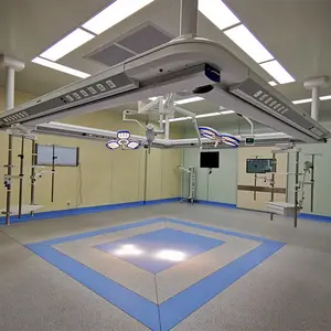 Modern Design ESD PVC Roll Vinyl Flooring Anti-Static For Operation Room Simple Color Surface Treatment Floor Hospitals
