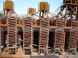 Vàng Tập Trung Quặng Xoắn Ốc CHUTE Rộng Rãi Sử Dụng Mangan Trọng Lực Tách - Product Image 6