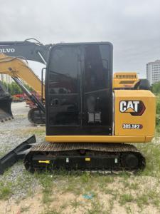 Miniexcavadora de segunda mano Cat305.5E 5TON original usada Cat306E 6TON, excavadora hidráulica sobre orugas con bajas horas de trabajo - Product Image 5