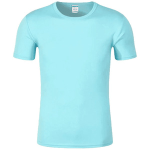 Camiseta Personalizada de Manga Corta, Color Sólido, Tela Delgada de Poliéster, Ropa Informal, Uniformes de Trabajo, Camisetas de Equipo - Product Image 4