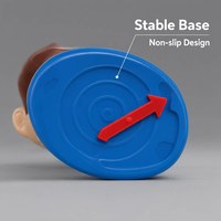 Jeu de Bureau en Plastique Anti-Stress à Presser, Jouet Interactif Nouveauté Fête avec Pulvérisation d'Eau pour Enfants de 2 à 4 Ans