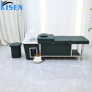 Machine à laver les cheveux de qualité d'usine Kisen, couleur personnalisée, avec réservoirs de stockage d'eau en vente - Product Image 4