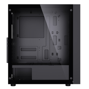 Lovingcool 핫 세일 블랙 게임 케이스 데스크탑 미드 타워 ATX PC 게임 케이스 PC 타워 케이스 RGB CPU 캐비닛 제조업체 - Product Image 5