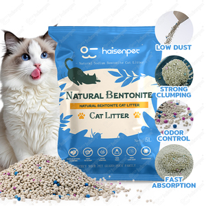 La mejor arena natural para gatos 100%, carbón activado de alta calidad, desodorización de larga duración, lavanda, bentonita, arena para gatos - Product Image 1