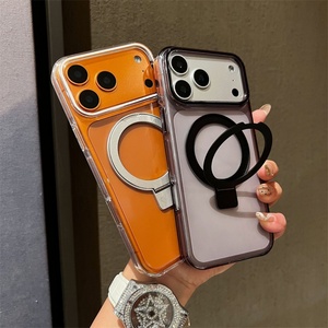 เคสกันกระแทกแม่เหล็กแบบมีขาตั้ง สำหรับ iPhone 17 Pro Max รุ่นหรูหรา ป้องกันการลื่น - Product Image 3