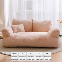 Sofá Cama de Gato ecológico de lujo tamaño XL plegable lavable cubierta extraíble protectora verano invierno uso estilo moda espuma