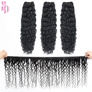 Pelo brasileño de la onda de agua 100% armadura del pelo humano de la trama - Product Image 5